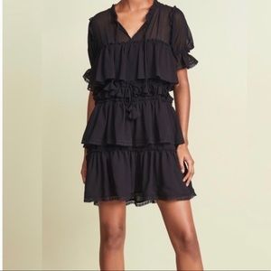 MISA Los Angeles Black Dress XS